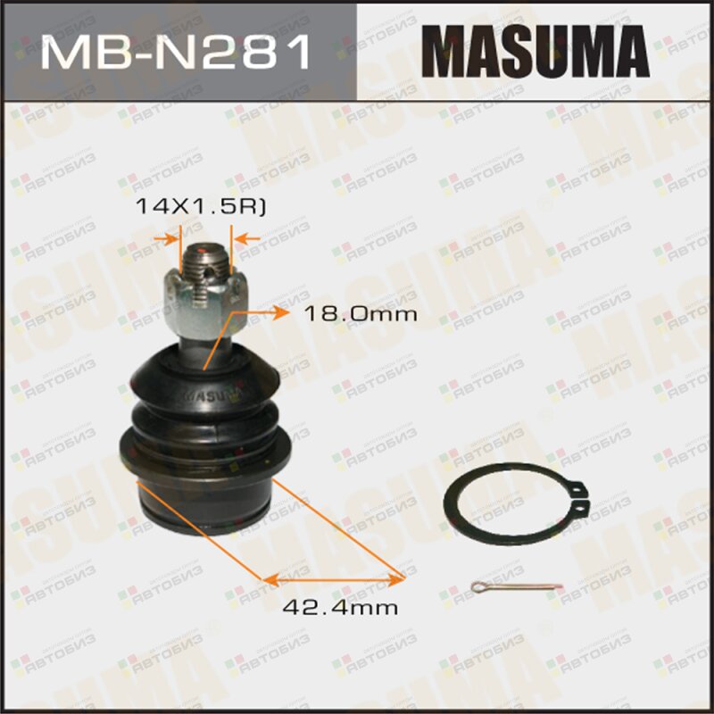 Шаровая опора MASUMA front up PATHFINDER/ R51M (1 MASUMA MBN281