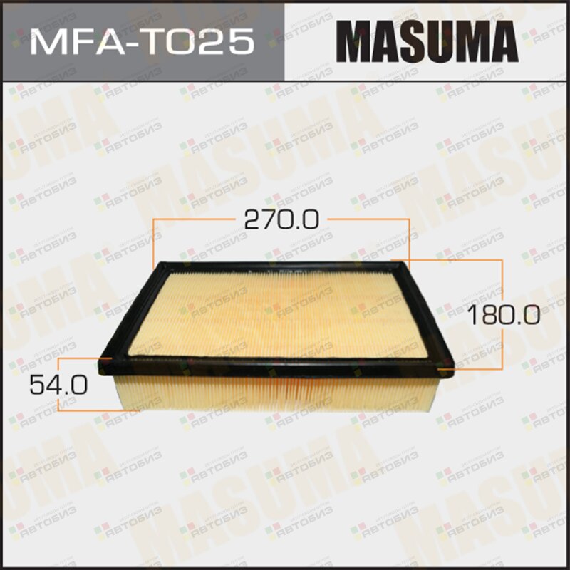 Воздушный фильтр A1541 MASUMA RX450H/ GYL25L (1/40) MASUMA MFAT025