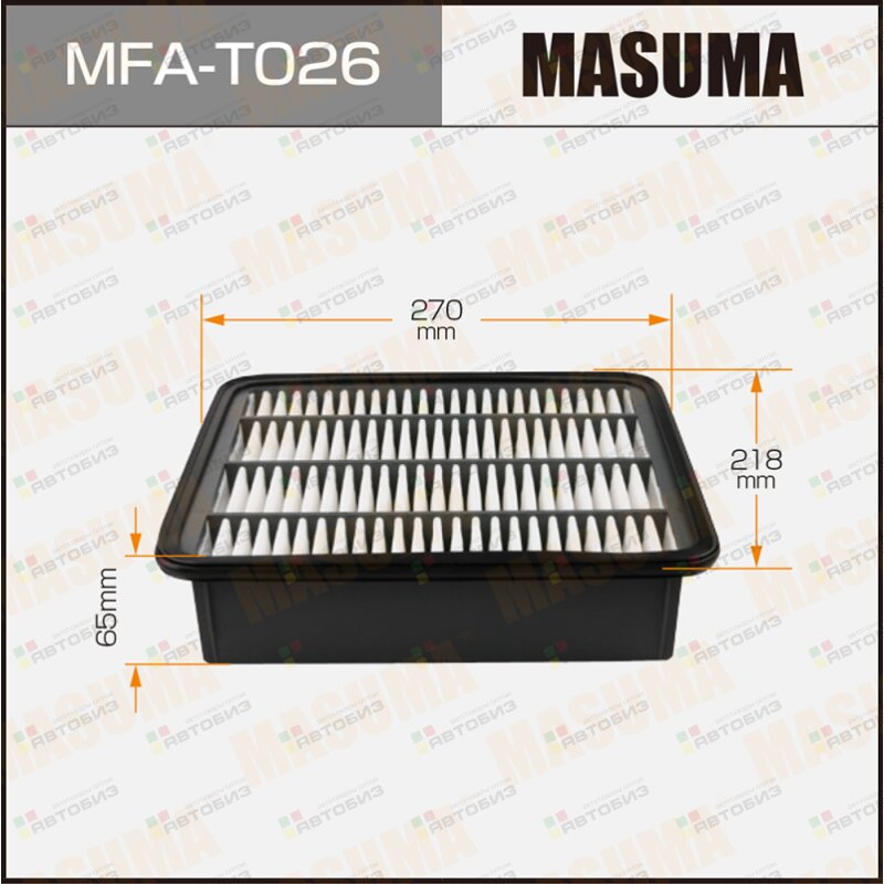 Воздушный фильтр A-1038 MASUMA LAND CRUISER PRADO/ GDJ150L (1/20) MASUMA MFAT026