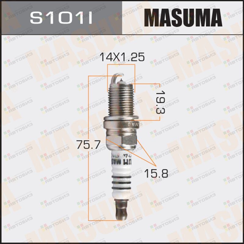 Свеча зажигания MASUMA IRIDIUM (IK20) MASUMA S101I