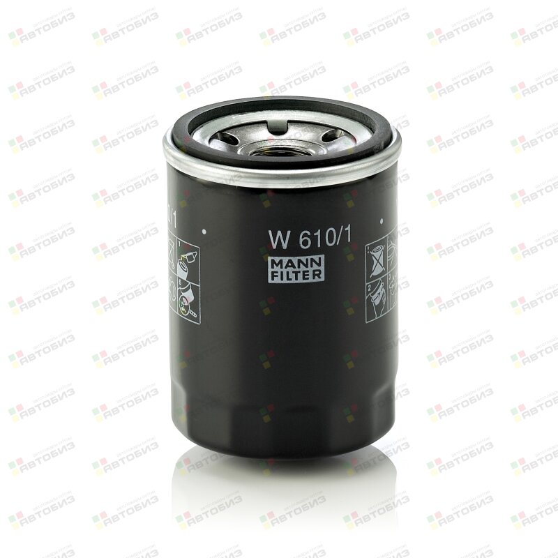 W 610/1_фильтр масляный VW Taro 18 89-94 Toyota Corolla 14-18 87 MANN-FILTER W6101