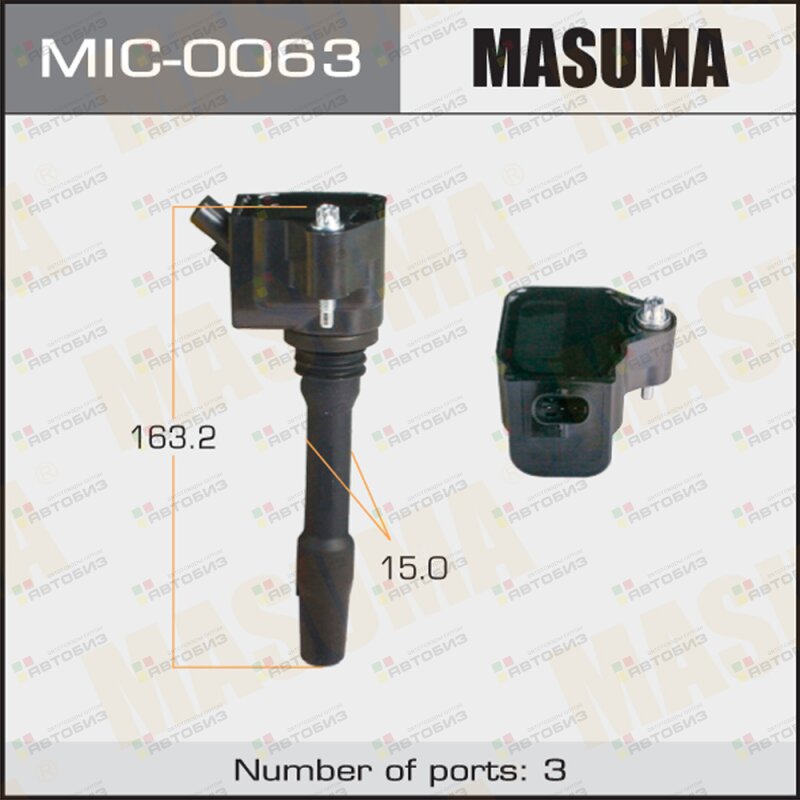 Катушка зажигания MASUMA MIC0063