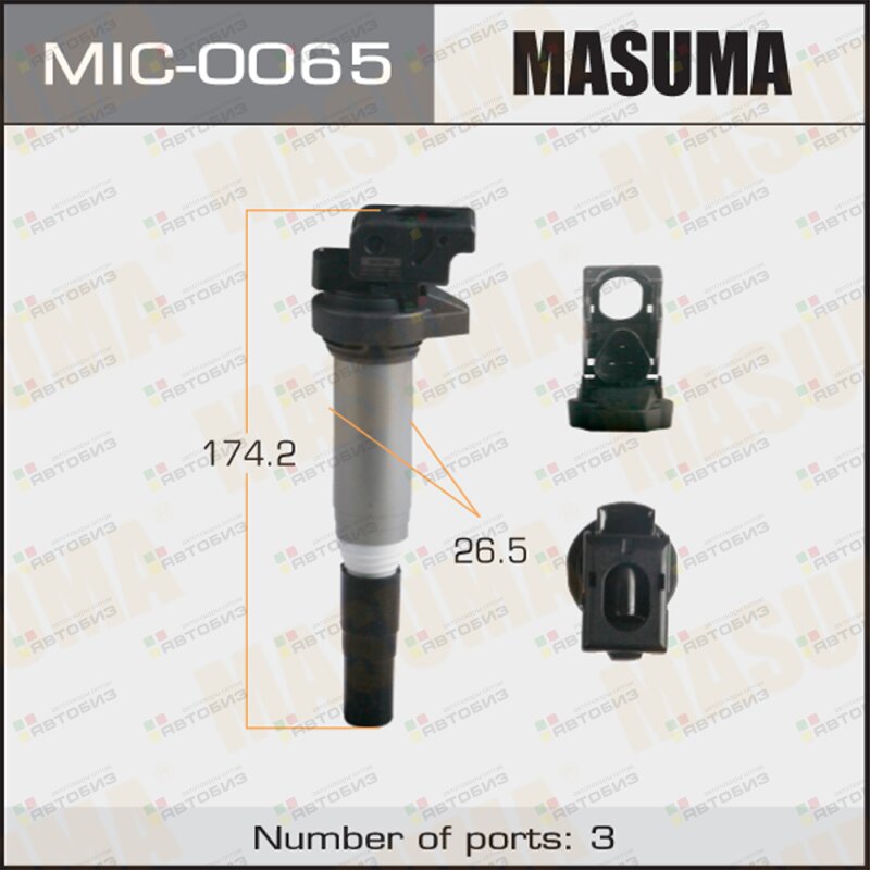 Катушка Зажигания  Masuma  Mic-0065 Bmw  13 / N52b30 N46b20    04 MASUMA MIC0065