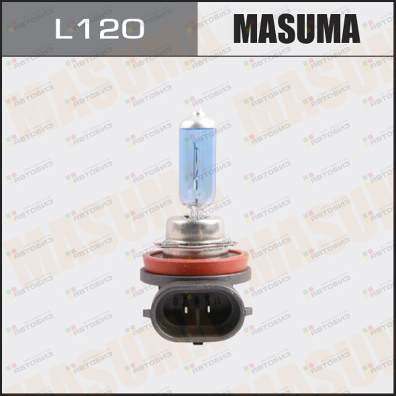 Лампа H11 12V 55W PGJ19-2 Blue MASUMA L120