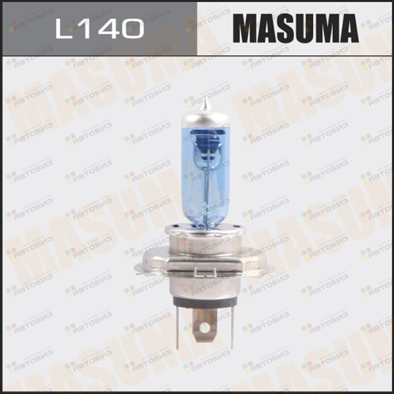 Лампа высокотемпературная Masuma BLUE SKYGLOW H4 12v 60/55W (4200K) MASUMA L140