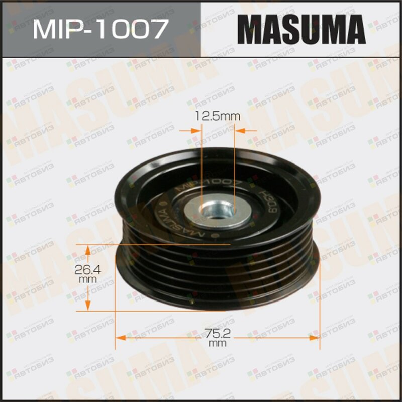 Ролик обводной ремня привода навесного оборудования 1UZ2UZ3UZ MASUMA MIP1007
