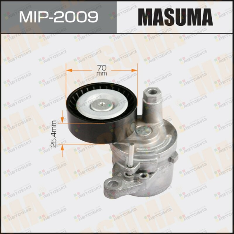 Натяжитель поликл ремня с роликом MASUMA MIP2009