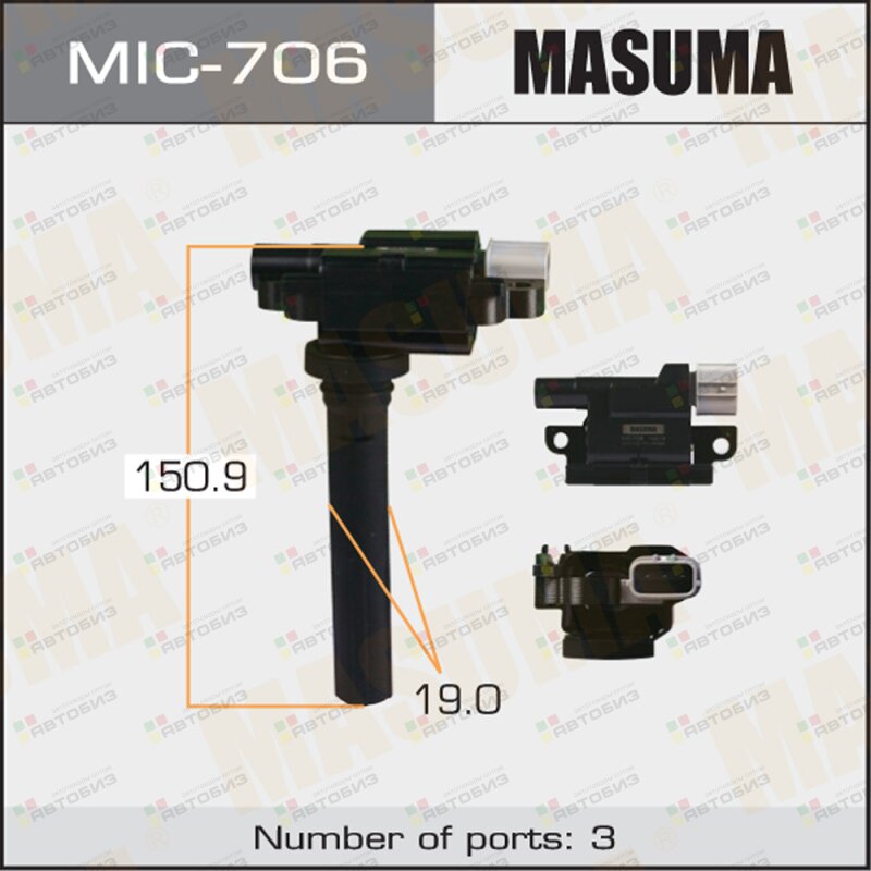 Катушка зажигания MASUMA SX4 / M16A Аналог MIC-705 MASUMA MIC706