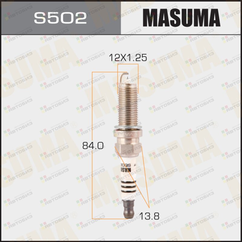 Свеча зажигания MASUMA IRIDIUM+PLATINUM (SC20HR11) (ILKAR7B11) MASUMA S502IP