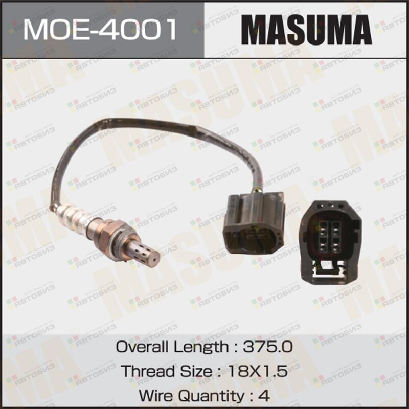 Лямбда-Зонд Mazda 3 06-14/ 5 10-  Masuma арт MOE-4001 MASUMA MOE4001