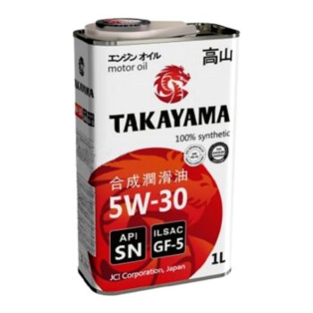 Масло моторное takayama 5w30