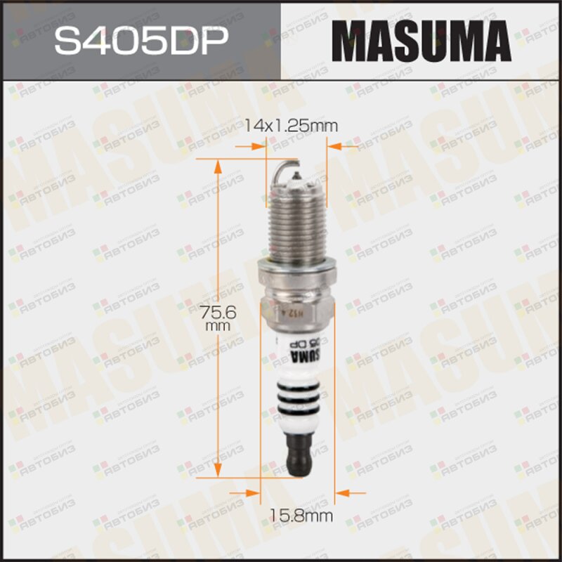Свеча зажигания MASUMA DOUBLE PLATINUM (PFR6X-11) MASUMA S405DP