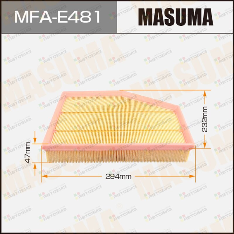 Фильтр воздушный MASUMA MFAE481
