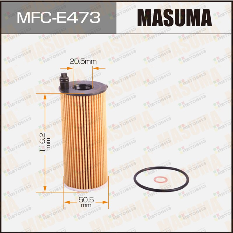 Фильтр масляный MASUMA Вставка OE0119 MASUMA MFCE473