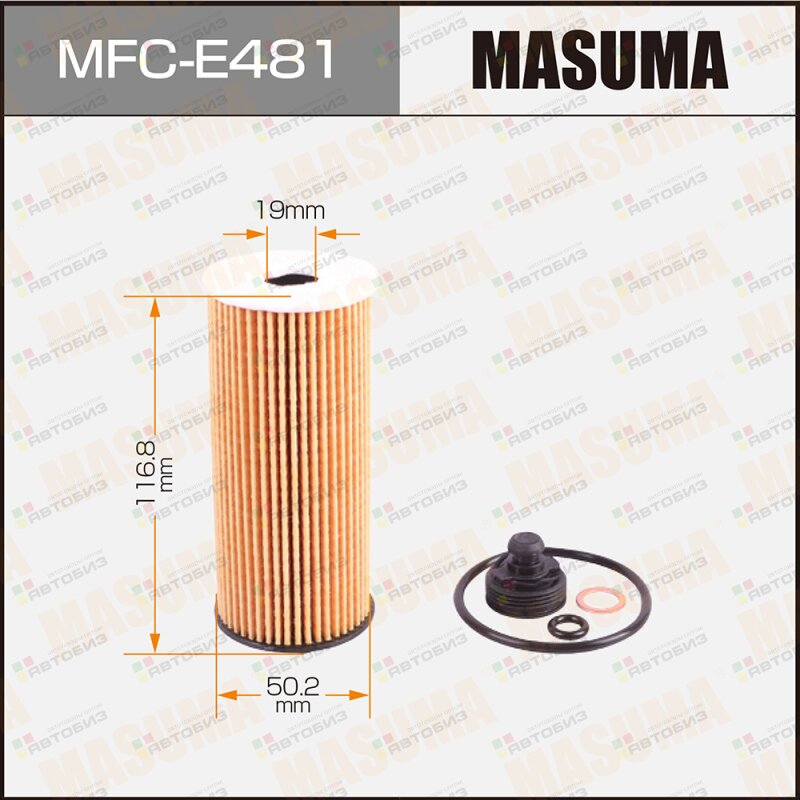 Масляный фильтр OE0120 MASUMA вставка MASUMA MFCE481