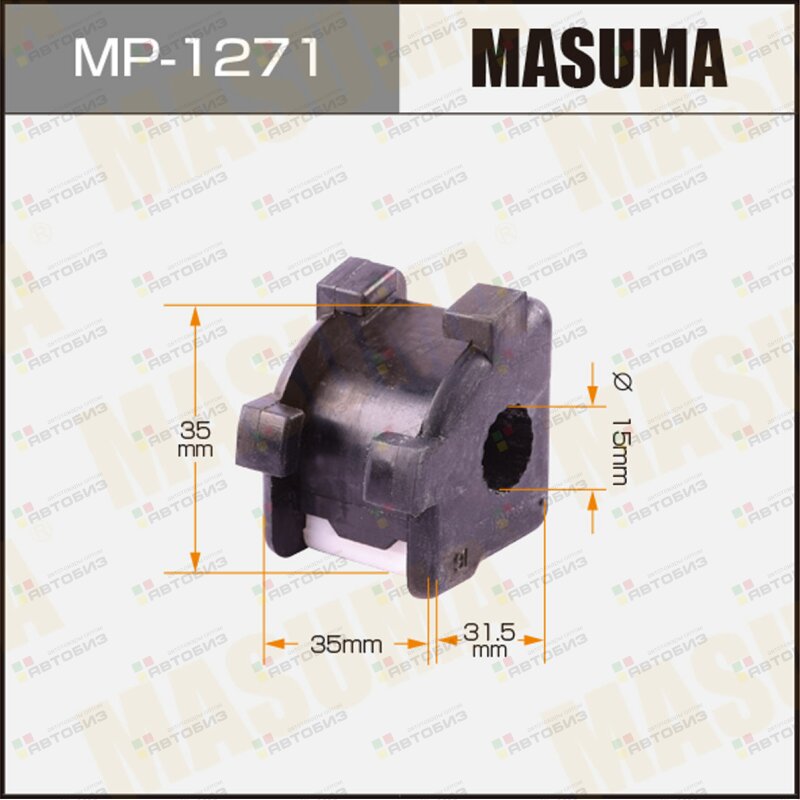 Втулка стабилизатора MASUMA /rear/ AVENSIS / ZZT221L AT220L [уп2] MASUMA MP1271