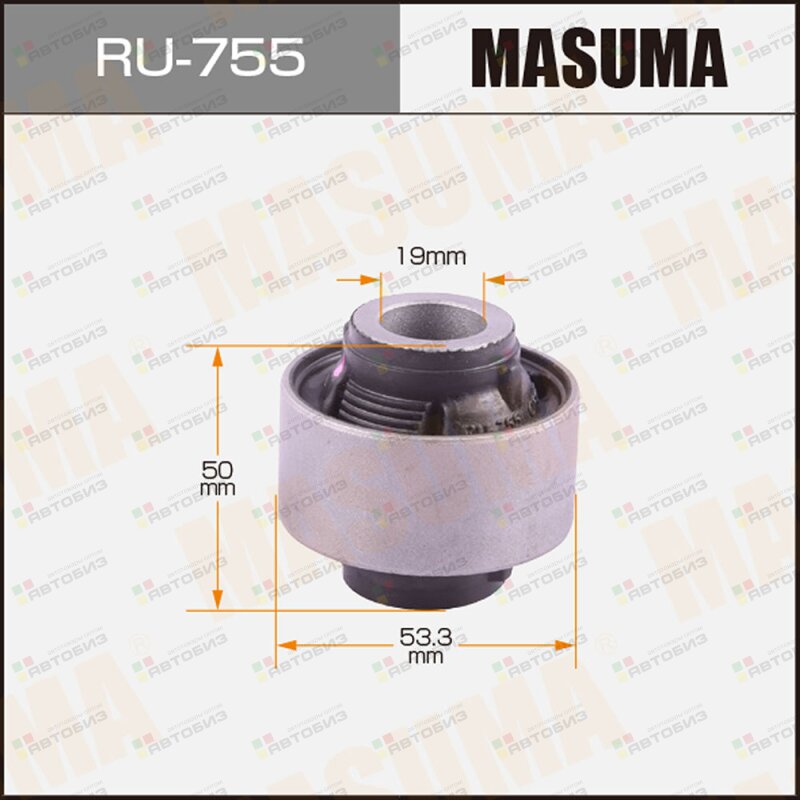 Сайлентблок NOTE / E12 front low R | перед | MASUMA RU755