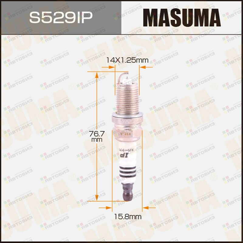 Свеча зажигания MASUMA IRIDIUM+PLATINUM (IFR6T11) MASUMA S529IP