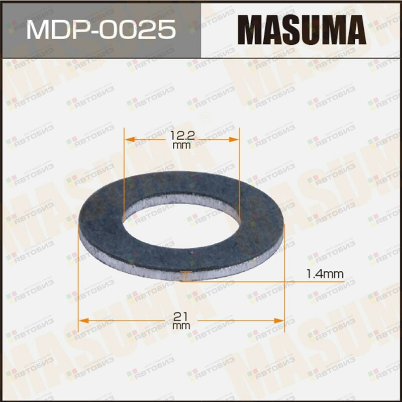 Шайба (прокладка) для болта маслосливного MASUMA TOYOTA 122x21x14 [уп50] MASUMA MDP0025