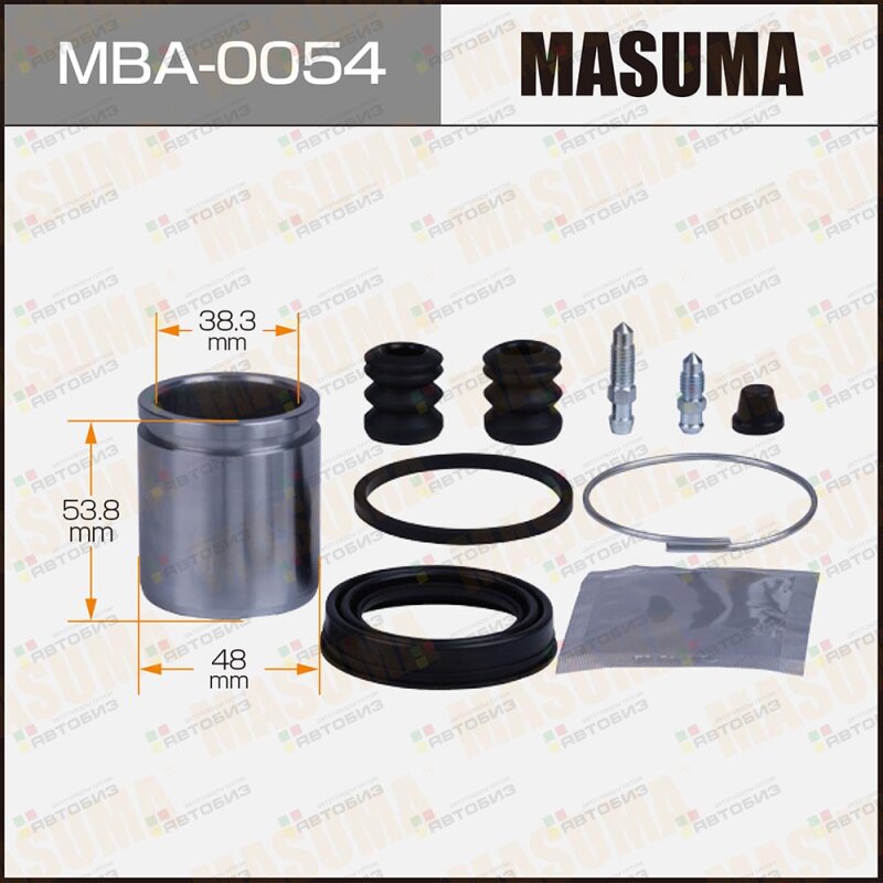Ремкомплект тормозного суппорта с поршнем d-48  248911 front MASUMA MBA0054