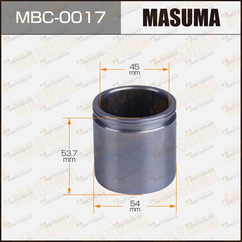 Поршень тормозного суппорта MASUMA MBC0017