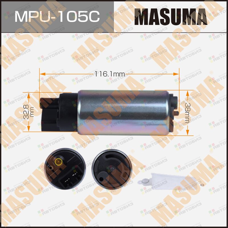 Бензонасос  105      100 45 Сетка 002 Графитовый Колле Masuma арт MASUMA MPU105C