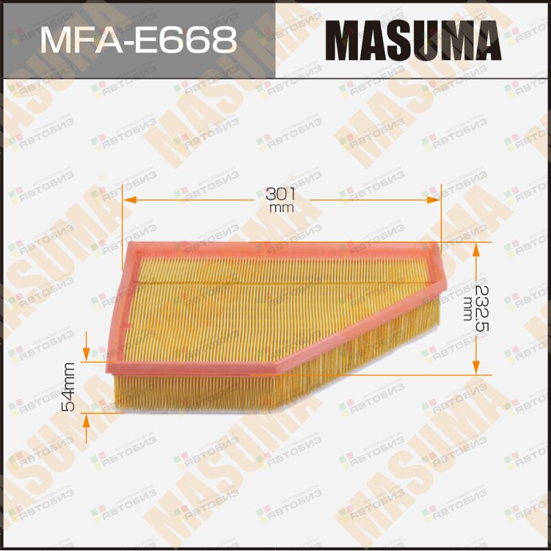 Фильтр воздушный MASUMA MFAE668