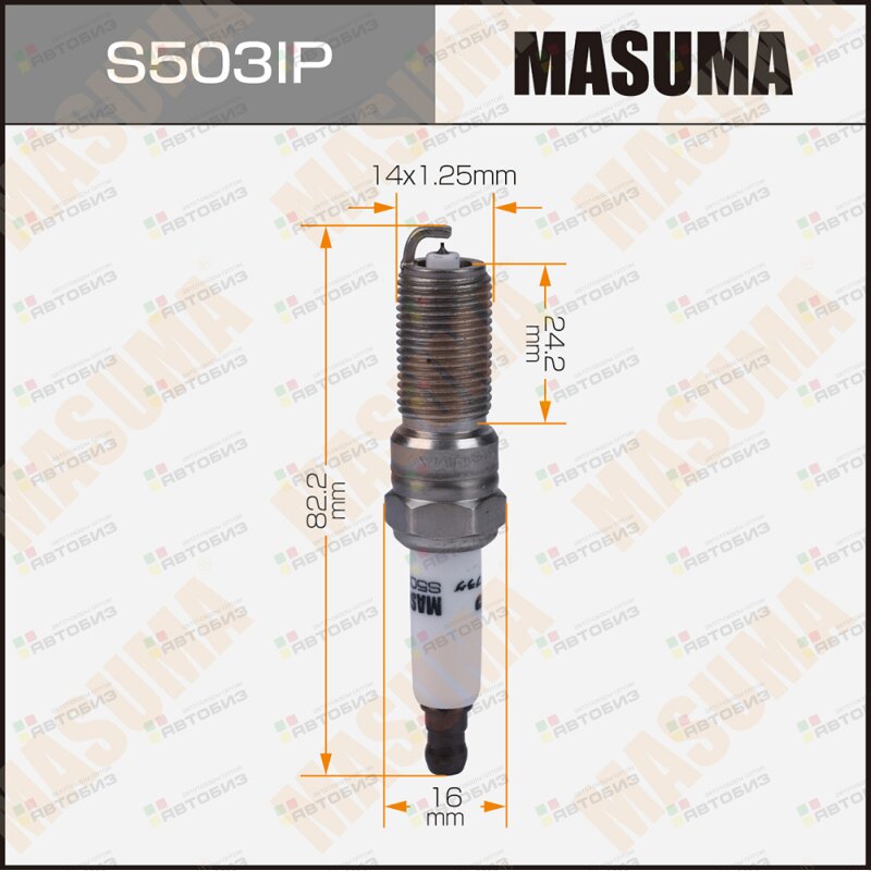 Свеча зажигания IRIDIUM+PLATINUM MASUMA S503IP