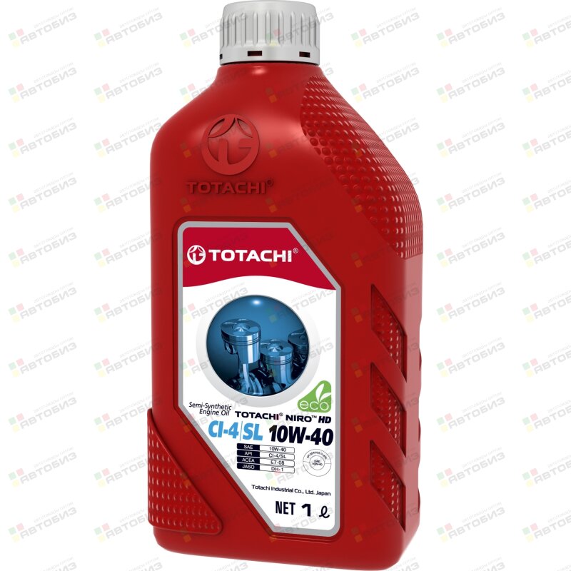 Масло моторное  NIRO Diesel HD  CI-4 полусинтетика 1л (1/12) TOTACHI 1D101