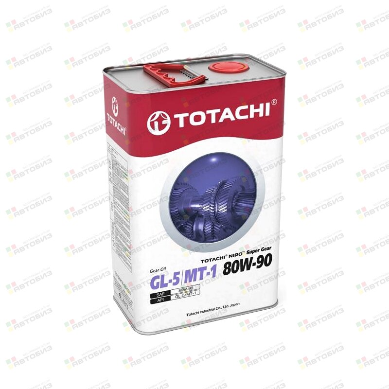 Жидкость TOTACHI трансм 80W90 GL-5 Super Gear минеральное 4л (1/4) TOTACHI 60904