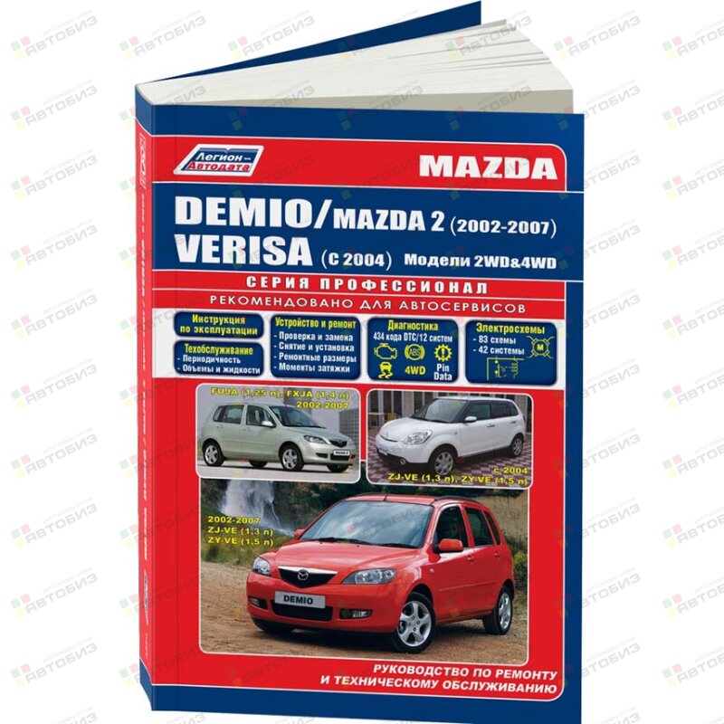 Mazda DEMIO 2002-2007 г / Mazda 2 & Mazda Verisa c 2004г ( 1/6) ЛЕГИОН-АВТОДАТА 3570