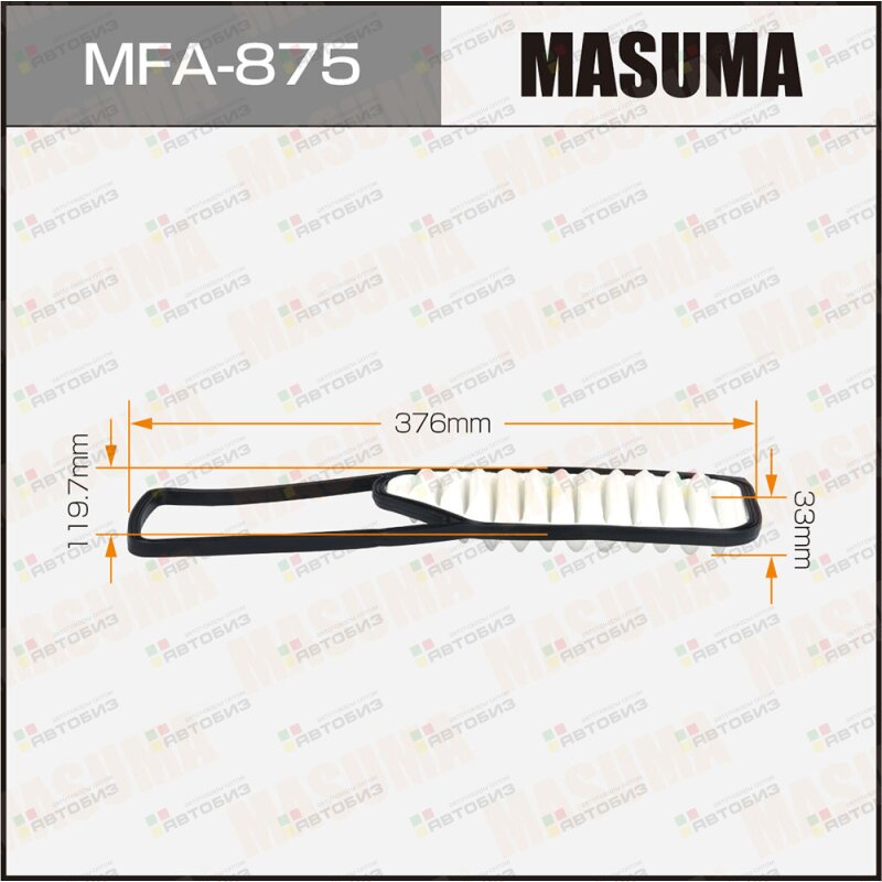 Воздушный фильтр A-752 MASUMA (1/40) MASUMA MFA875