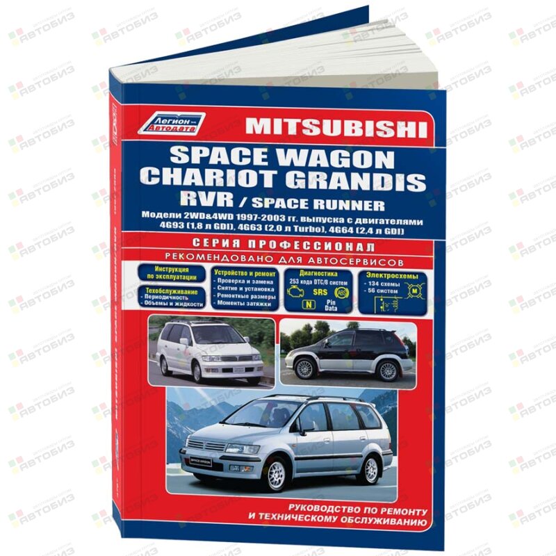 Mitsubishi Space Wagon /RVR/ CHARIOT NDIS/ модели 2WD&4WD 1997-2003г ЛЕГИОН-АВТОДАТА 3767