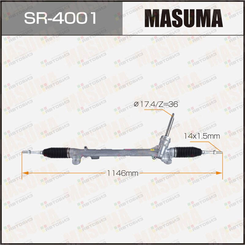 Рейка Рулевая  Masuma  Sr-4001 / Mazda 3 Mazda 6 / Bm Gj   Lhd MASUMA SR4001