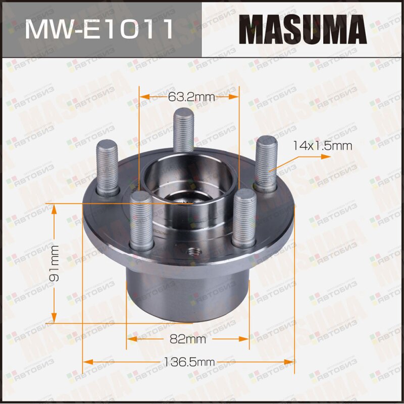 Ступичный Узел  Masuma  Mw-E1011  /Front/ /Freelander Masuma арт M MASUMA MWE1011