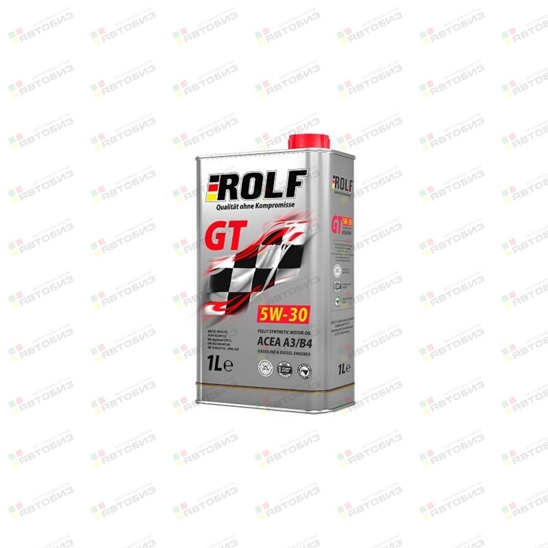 Масло моторное ROLF GT 5W30 SL/CF A3/B4 синтетика 1л (1/12) ROLF 322619