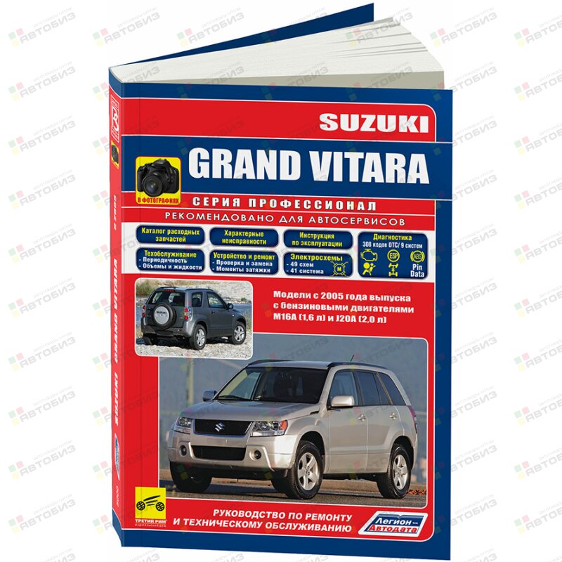 Suzuki Grand Vitara 2005 с двигателями M16A(16 л) J20A(20 л) ПРОФЕССИОНАЛ ЛЕГИОН-АВТОДАТА 5000