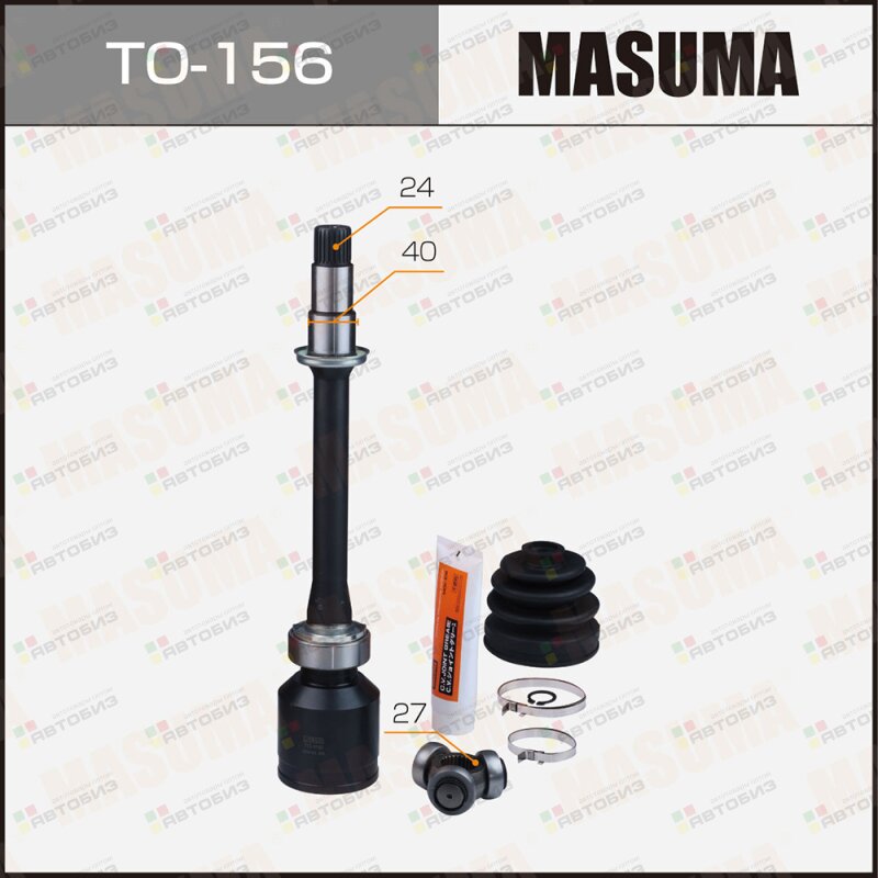 ШРУС  27х40х24 RH (1/6) MASUMA TO156