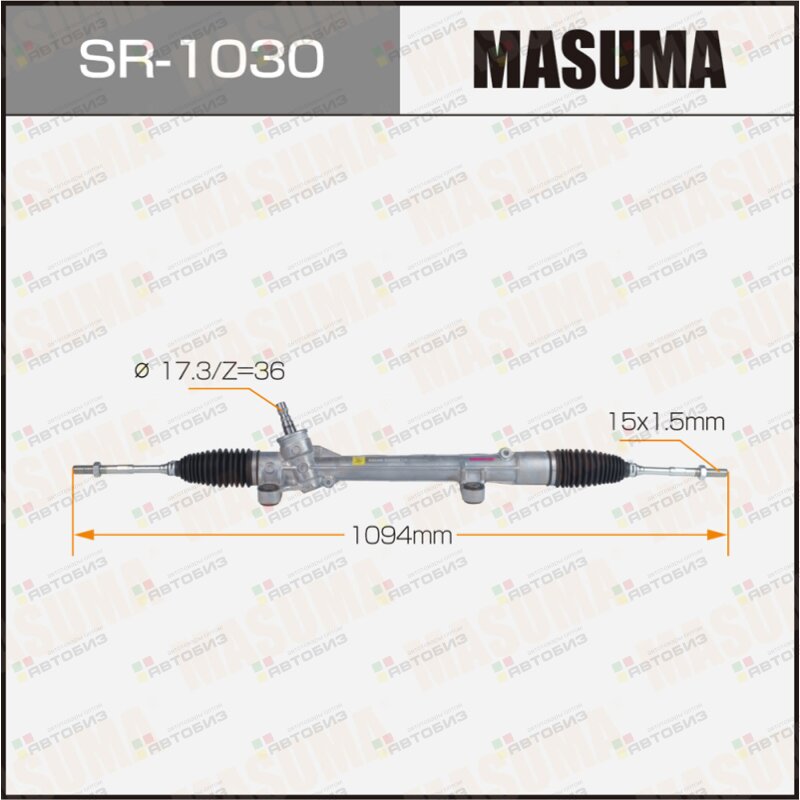 Рейка рулевая  TOYOTA ALLION PREMIO / ZRT260 NZT260 RHD (правый руль) MASUMA SR1030