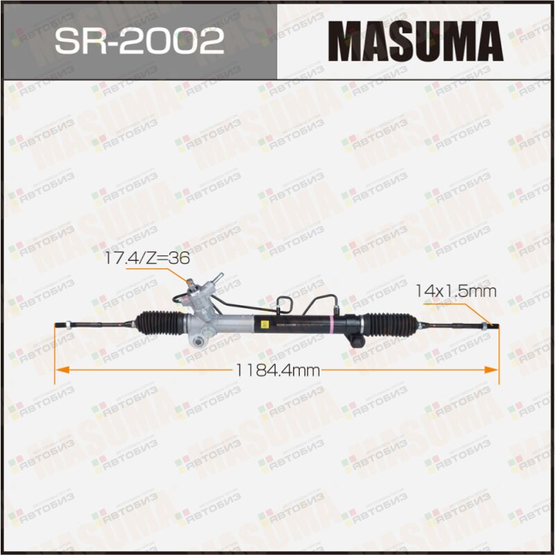 Рейка рулевая  NISSAN X-TRAIL / T30 LHD (левый руль) MASUMA SR2002