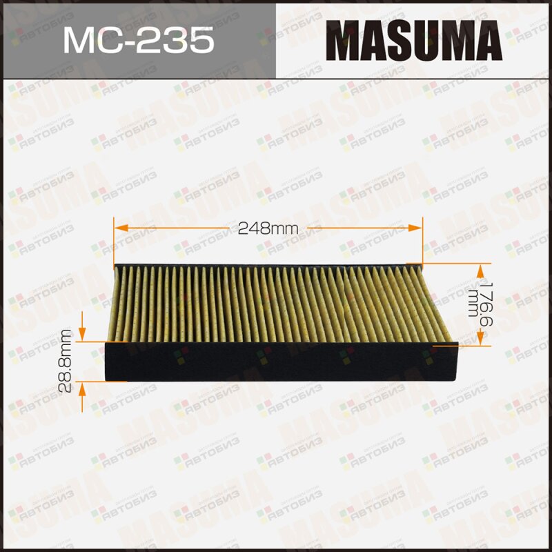 Салонный фильтр AC-112EX MASUMA (1/40) MASUMA MC235