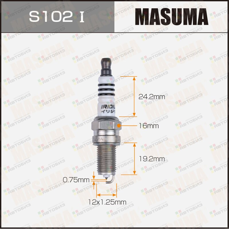 Свеча зажигания MASUMA S102I