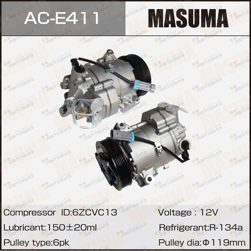 Компрессор кондиционера  OPEL ASTRA-J INSIGNIA-A / A16LET A16XER B16XER MASUMA ACE411