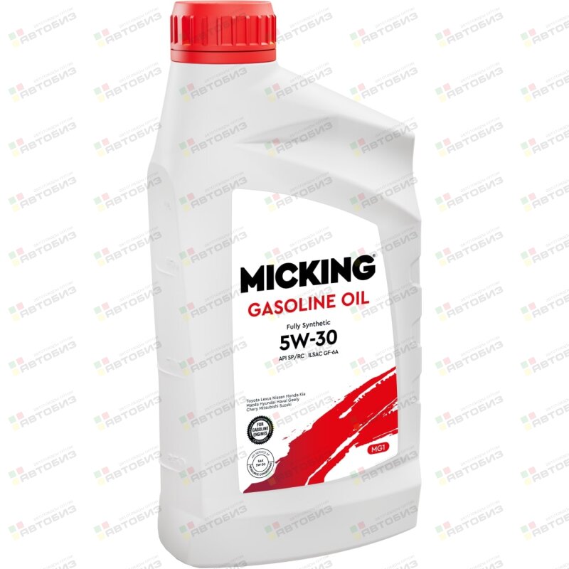 MIСKING Gasoline MG1 5W30 SP/GF-6 синтетика 1л (1/12) MICKING M2127