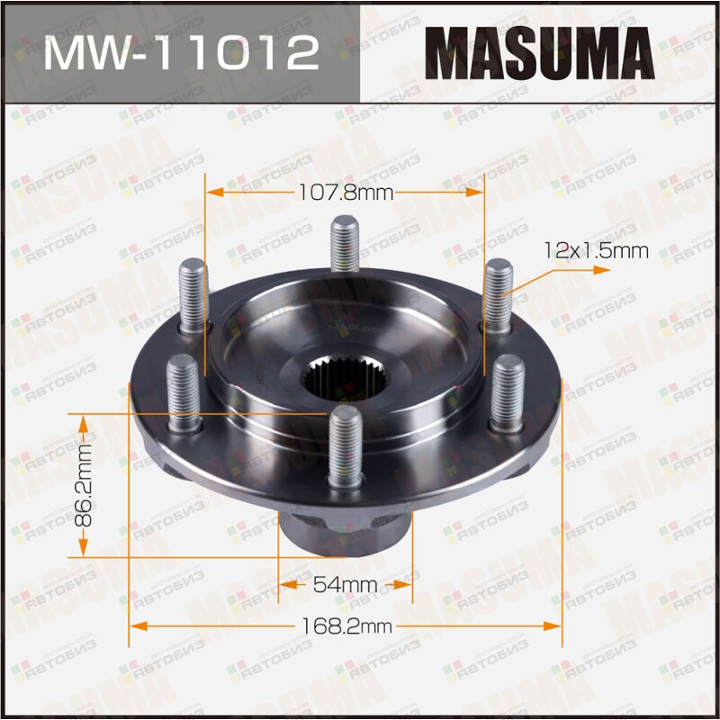Ступичный узел MASUMA front MW-11012 LAND CRUISER PRADO 120 / 150 MASUMA MW11012