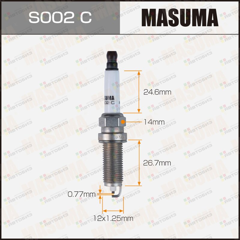 Свеча зажигания MASUMA NICKEL LZKAR7A (6799) MASUMA S002C