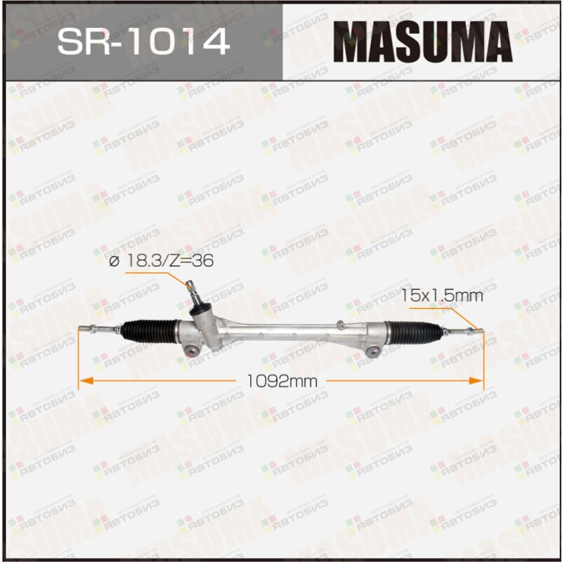 Рейка рулевая  TOYOTA CAMRY / AVV50 RHD (правый руль) MASUMA SR1014