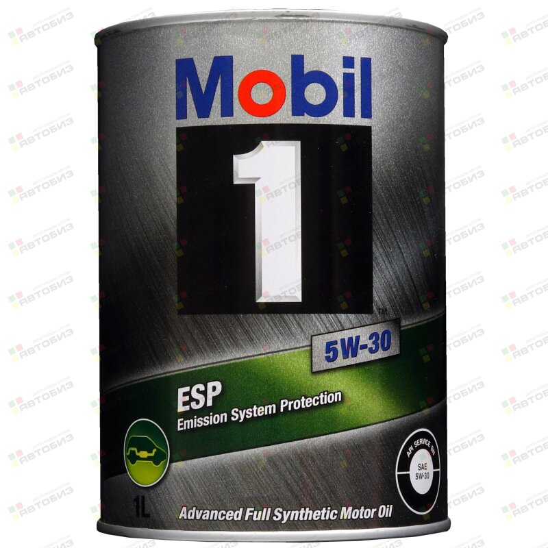 Масло моторное MOBIL-1 ESP 5W30 SN синтетика 1л (1/12) MOBIL 117519
