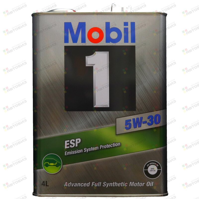 Масло моторное MOBIL-1 ESP 5W30 SN синтетика 4л (1/6) MOBIL 117518