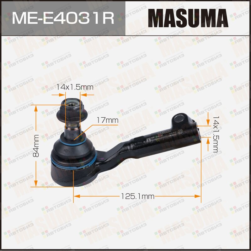 Наконечник рулевой тяги MASUMA BMW 3-SERIES (E90) 4WD RH MASUMA MEE4031R